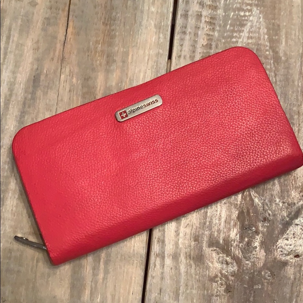 Alpine Swiss Zipper Wallet